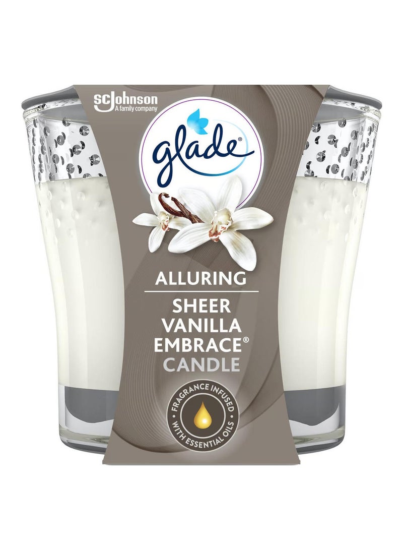 Glade Alluring Sheer Vanilla Embrace Candle