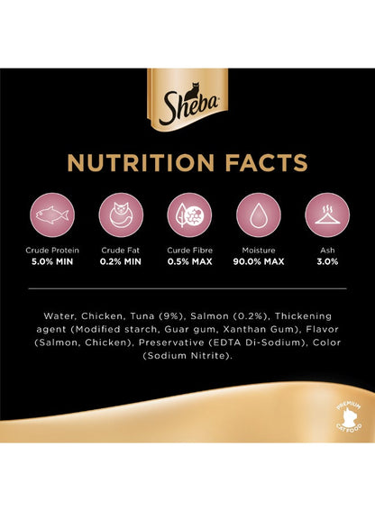 Sheba Melty Tuna And Salmon Treats 48g