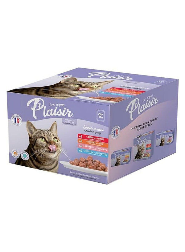 Plaisir Cats Chunks In Gravy 24 Pouches