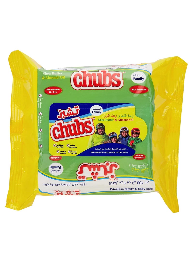 Chubs Shea Butter & Almond Oil Baby Wipes