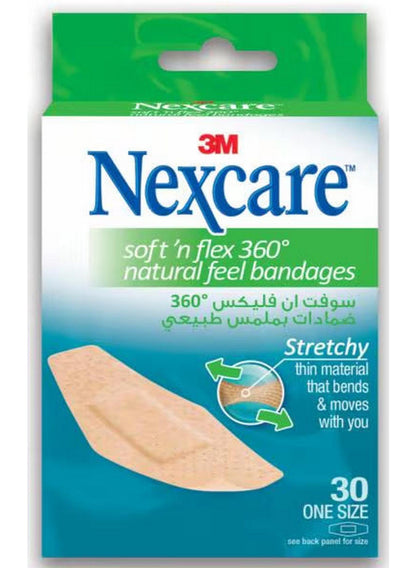 28x76mm natural, 28x76mm natural feel, bandages 28x76mm, bandages 28x76mm natural, comfort bandages, comfort bandages 28x76mm, day key, day wear, flex comfort, flex comfort bandages, free yes, natural feel, nexcare soft, sensitive skin, water resistant