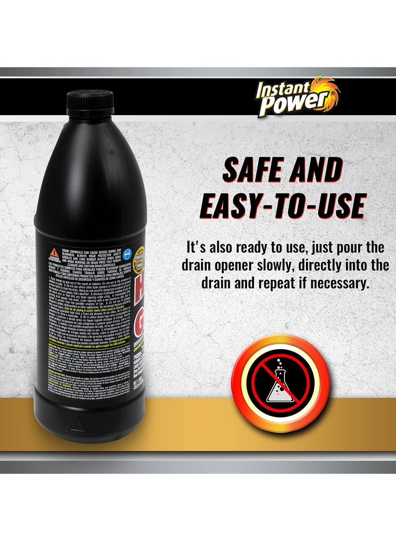 Instant Power Hair & Grease Drain Opener 1L