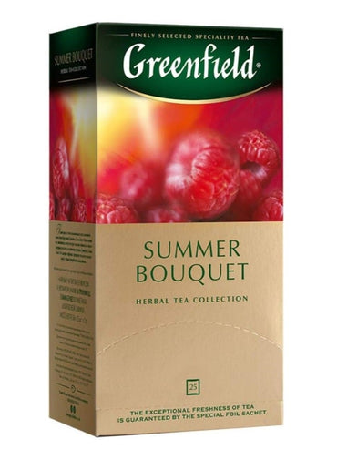Greenfield Summer Bouquet Herbal 25 Tea Bags 50 Gm