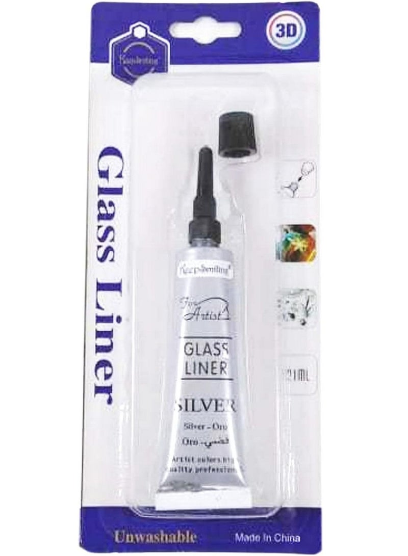 Keep Smiling Glass Liner 21 ML - Premium Art Supplies