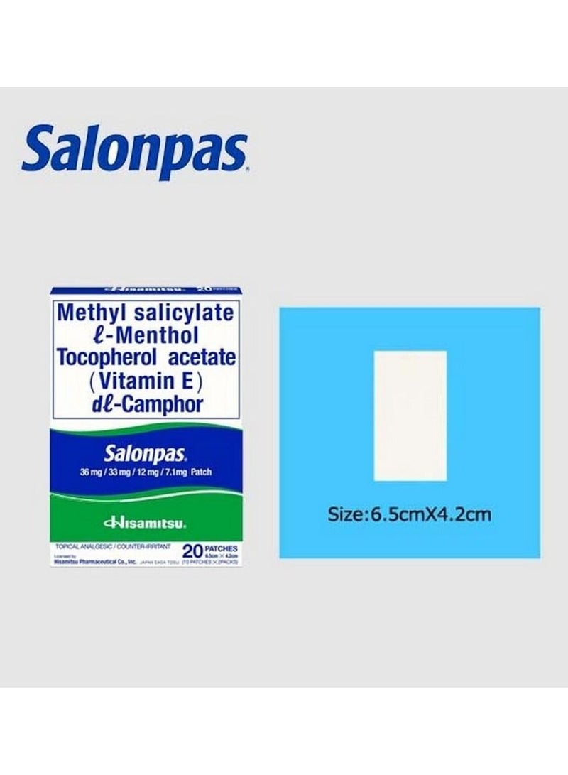 Salonpas Medicated Patch 20 PCs by Salonpas