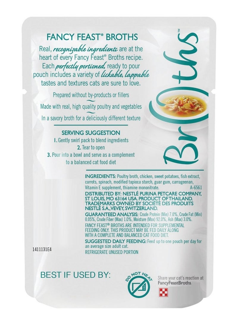 PURINA Fancy Feast Classic Broths Wet Cat Food 40 G