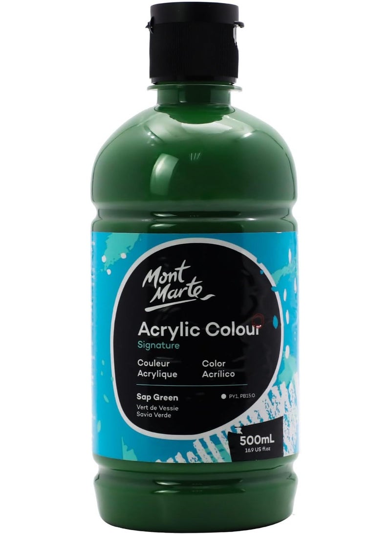Mont Marte Acrylic Colour 500 ML Sap Green