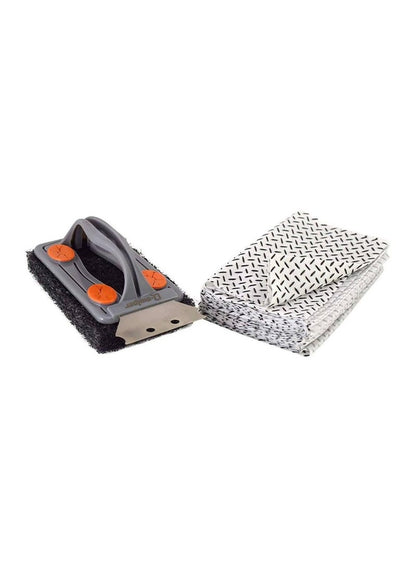 Premium Bristle-Free Grill Cleaner Set by PROUD GRILL
