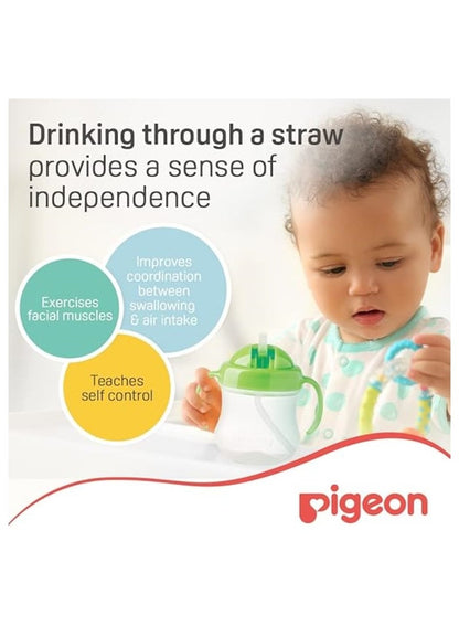 Pigeon Mag Mag Straw Cup Green 200 ML