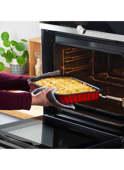 Tefal Tempo Flame Rectangular Oven Dish Red 29x41cm