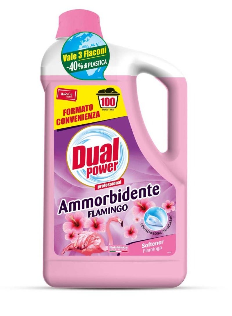Dual Power Laundry Conditioner 5L - Premium Flamingo