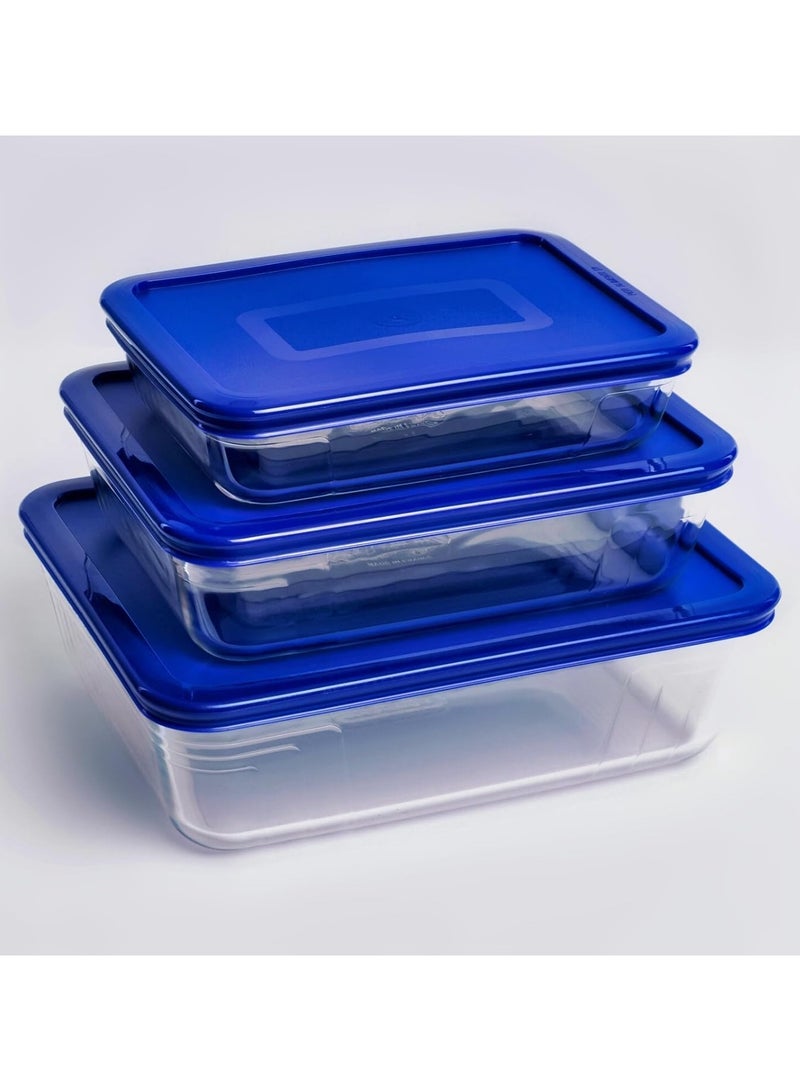Premium Pyrex Glass Food Storage Containers