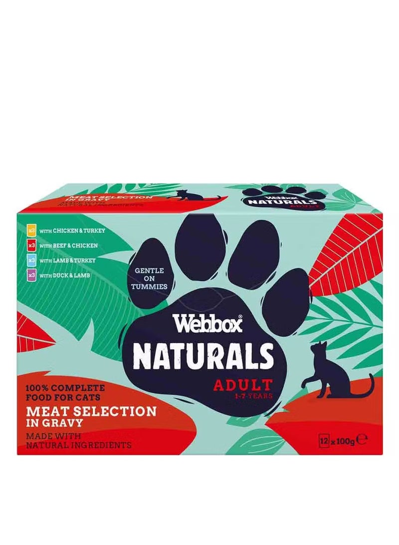 Webbox Meat Selection In Gravy Cat Food