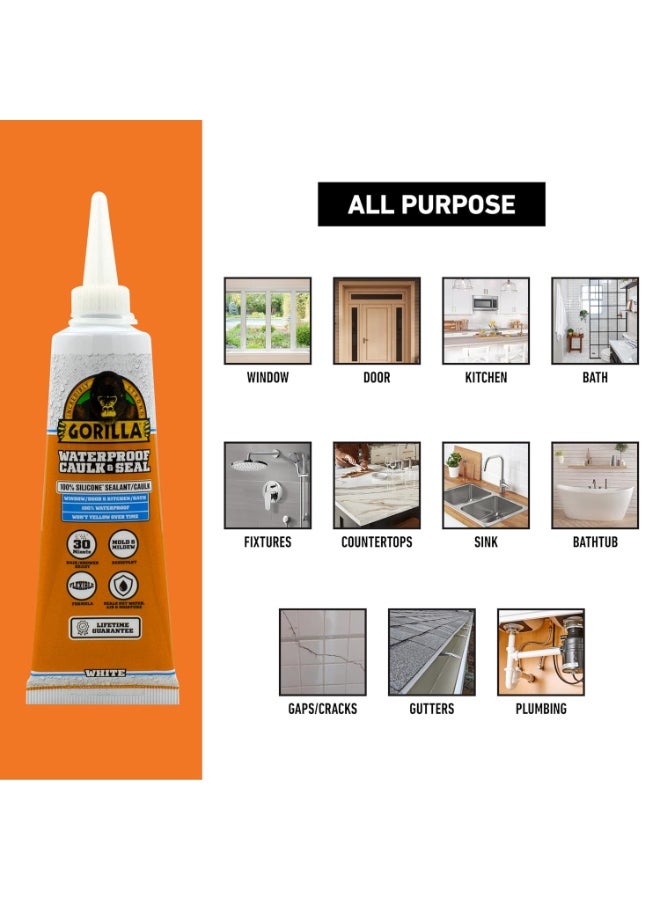 Gorilla Silicone Sealant White 83 ML
