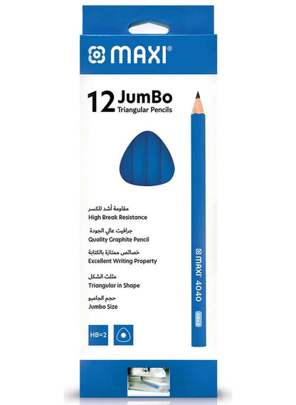Maxi Jumbo Tri Graphite Pencil HB - Set of 12