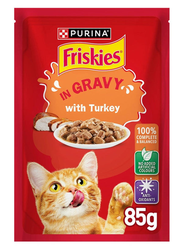 PURINA Friskies Turkey Chunks in Gravy Wet Cat Food
