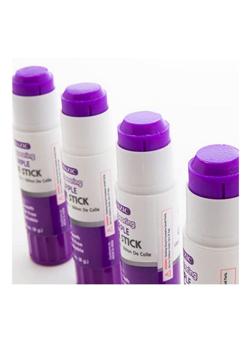 Bazic Washable Disappearing Purple Glue Stick 32g