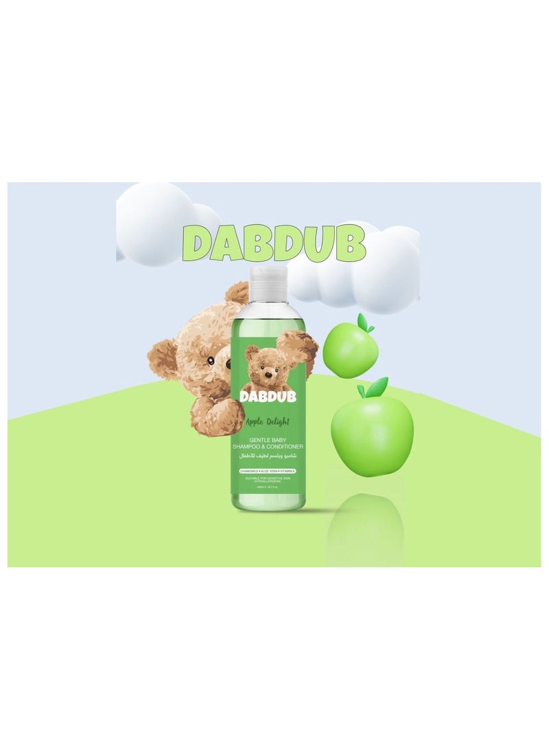 Dabdub Apple Delight Gentle Baby Shampoo 480 ML