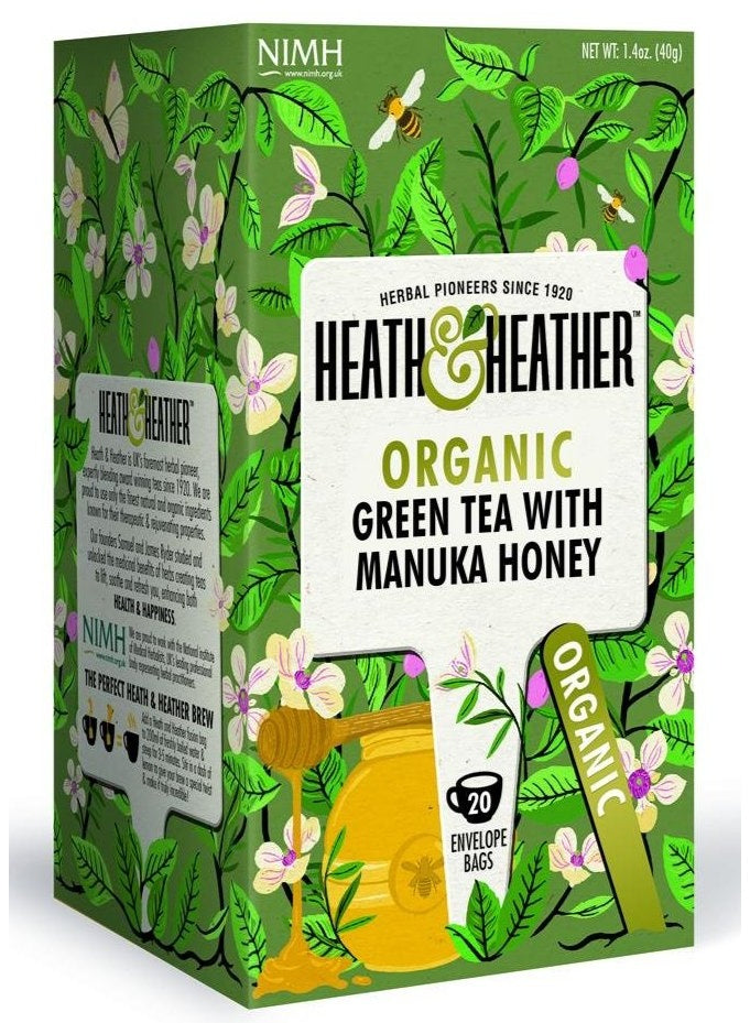 bags heath, bring calm, cup key, every cup, green tea, green teas, heath & heather, herbal tea, honey adds, manuka honey, organic green, organic green tea, tea bags, tea blend, tea leaves