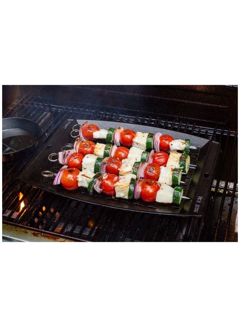 Lodge Cast Iron Grill Topper 15x12 Inch