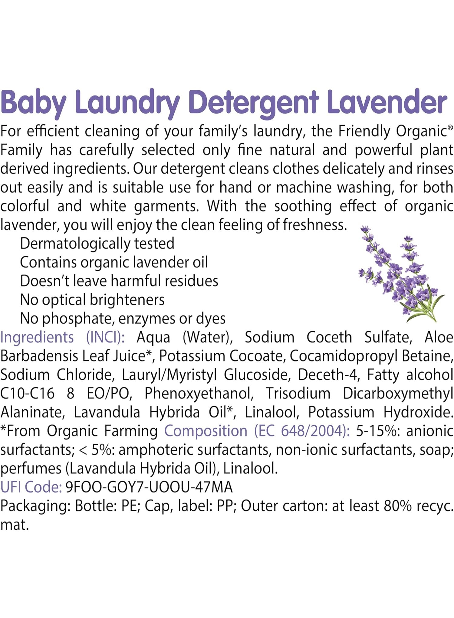aqua water, baby care, baby laundry, baby laundry detergent, dermatologically tested, detergent lavender, fabrics key, friendly organic, hand wash, laundry detergent, laundry detergent lavender, leaf juice, plant-based, sensitive skin, vegan