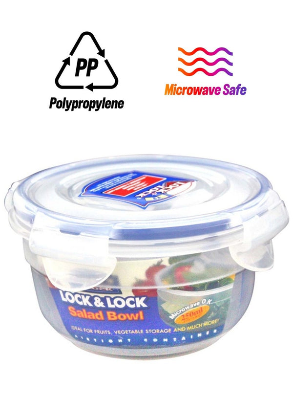 LOCK & LOCK ROUND FOOD CONTAINER 250 ML