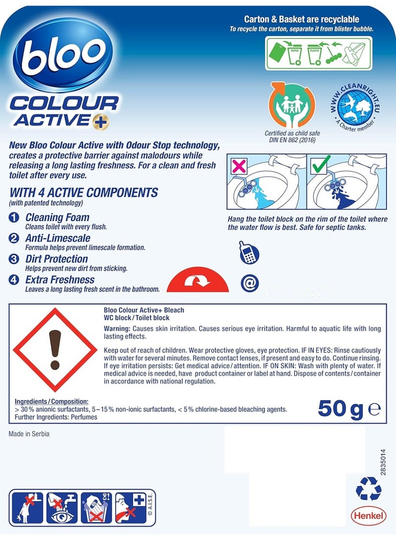 Bloo Power Active Balls Bleach Rim Block 50G
