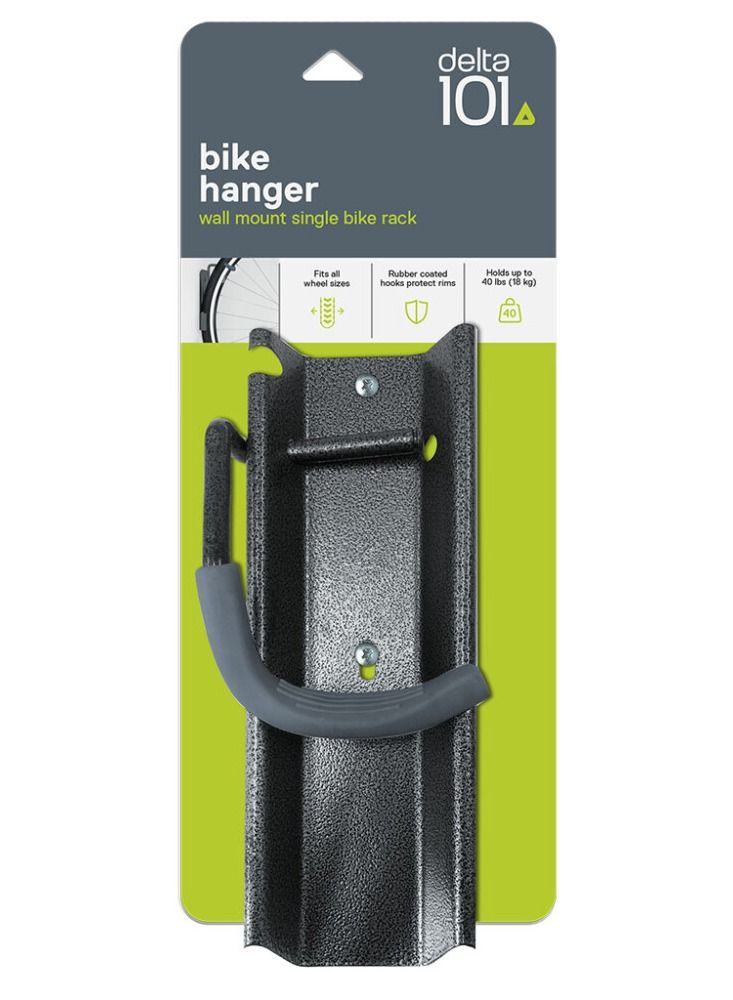 Delta Single Bike Wall Mount Rack for Organized Storage