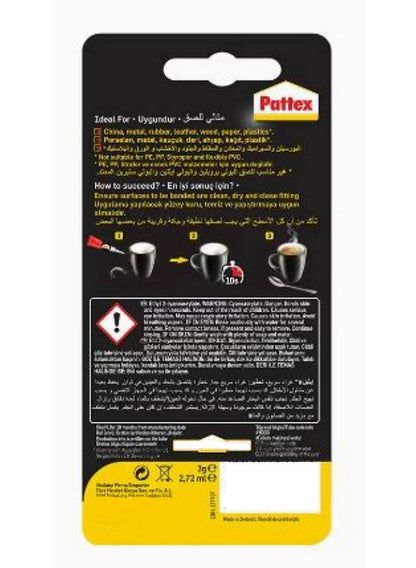 Pattex Super Glue Original 3G - Instant Adhesive