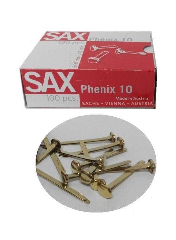 Sax Round Head Clips 100 Pcs 10Mm - Premium Office Supplies