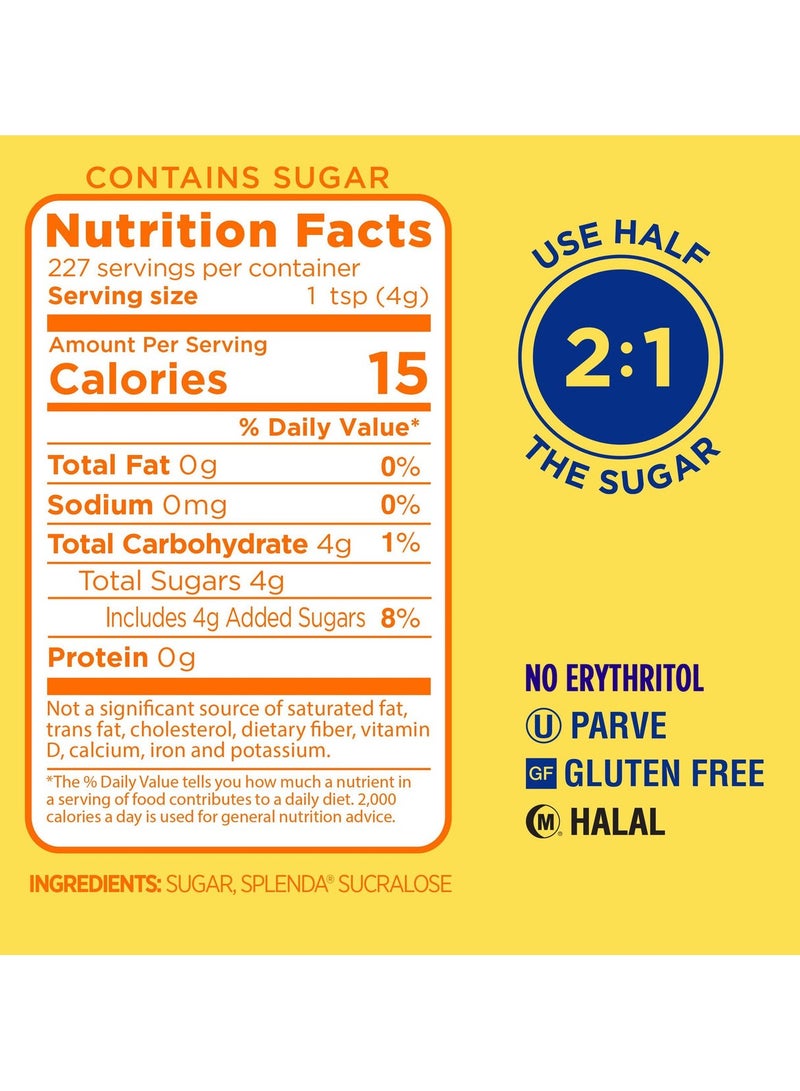 SPLENDA Low Calorie Sweetener for Baking 908 G