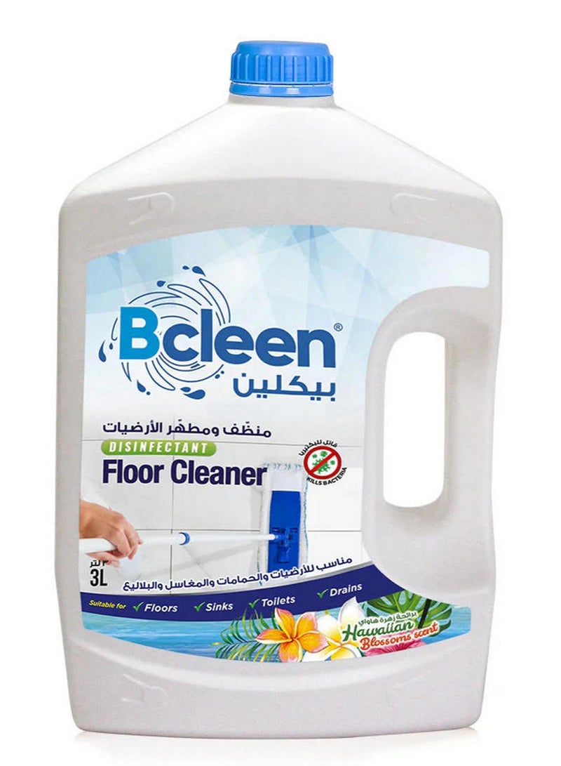 Bcleen Disinfectant Floor Cleaner 3L - Hawaiian Blossoms