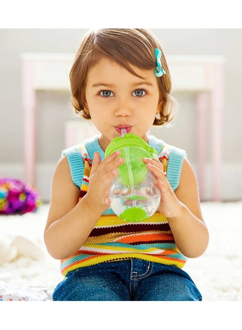 Munchkin Tip And Sip Weighted Straw Cup - Green