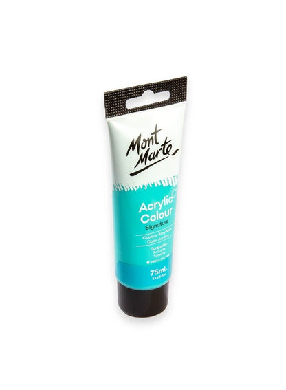 Mont Marte Turquoise Acrylic Paint 75 ML Tube