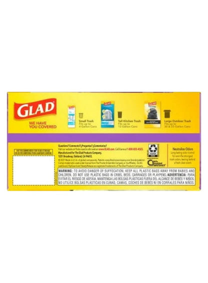 Glad Forceflex Lavender Scent Trash Bags