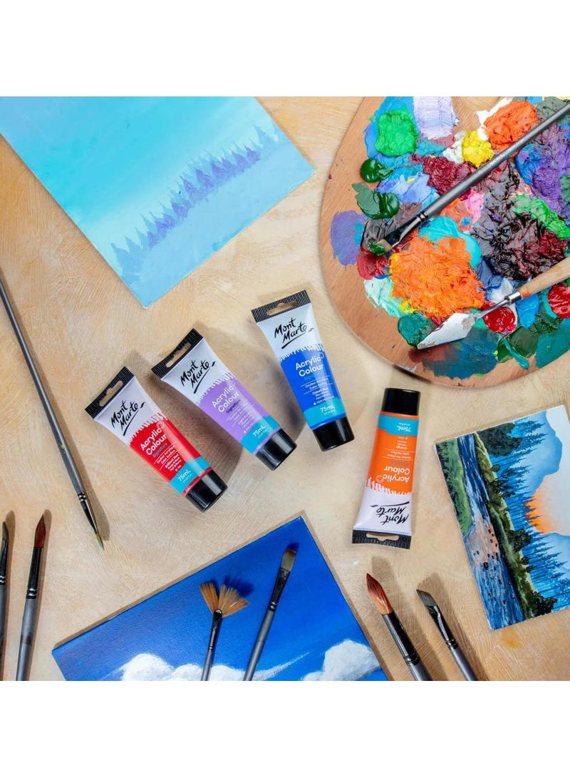 Mont Marte Acrylic Paint 75ML Tube Orange