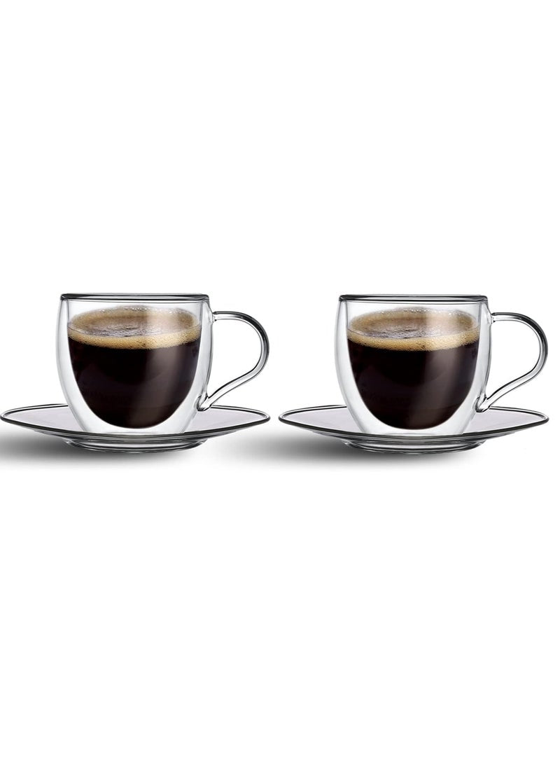 Double Wall Glass 180ml Set by Cuisine Art