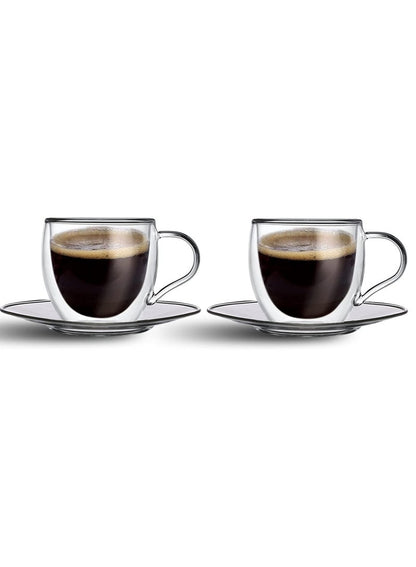 Double Wall Glass 180ml Set by Cuisine Art