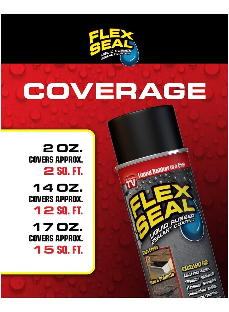 Flex Seal Liquid Rubber Sealant Coating Spray Clear