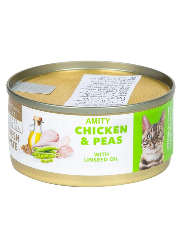 Amity Chicken & Peas Cat Food 80g