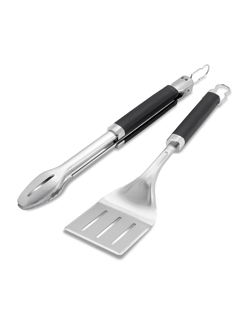 Weber Precision Tongs and Spatula Set