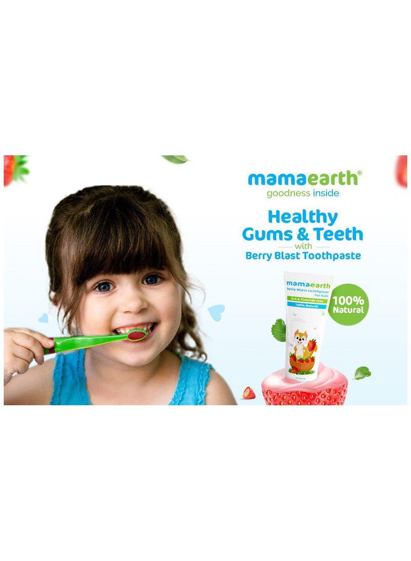 Mamaearth Berry Blast Toothpaste for Kids 50g