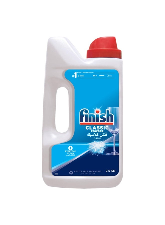 Finish Classic Dishwasher Powder Detergent 2.5 Kg
