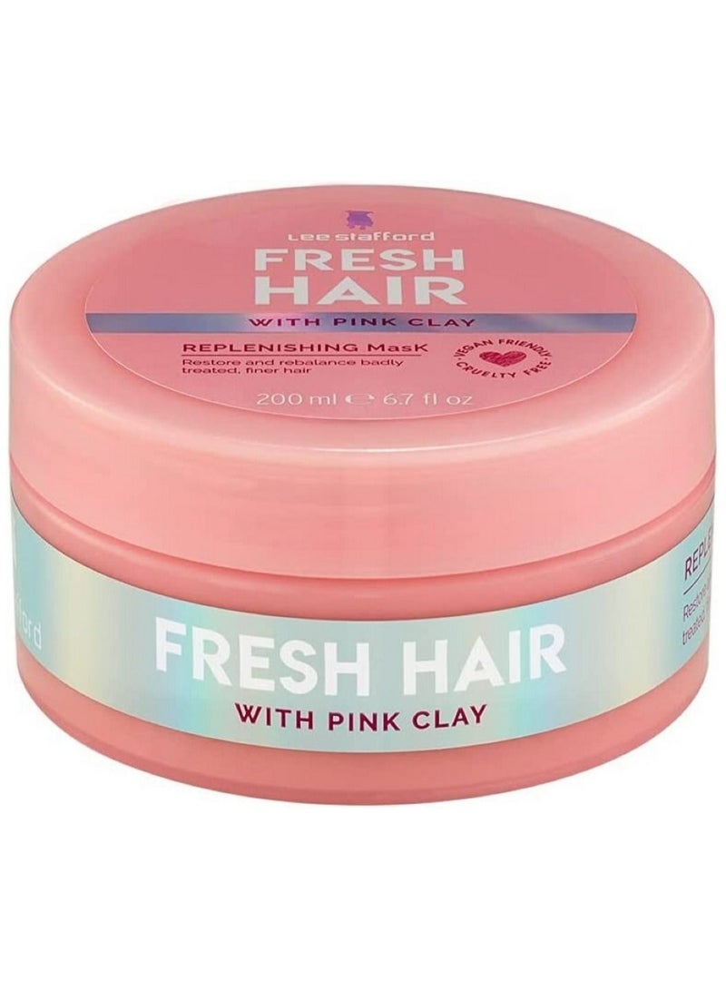 Lee Stafford Hair Mask Treatment With Pink Clay