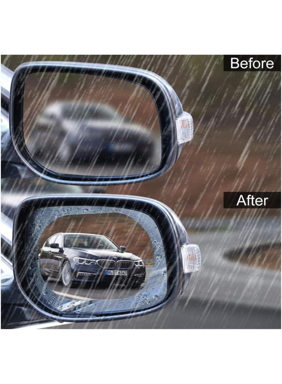 Anti Fog Film Car Rear-View Mirror Waterproof Film 150 X 100 Mm