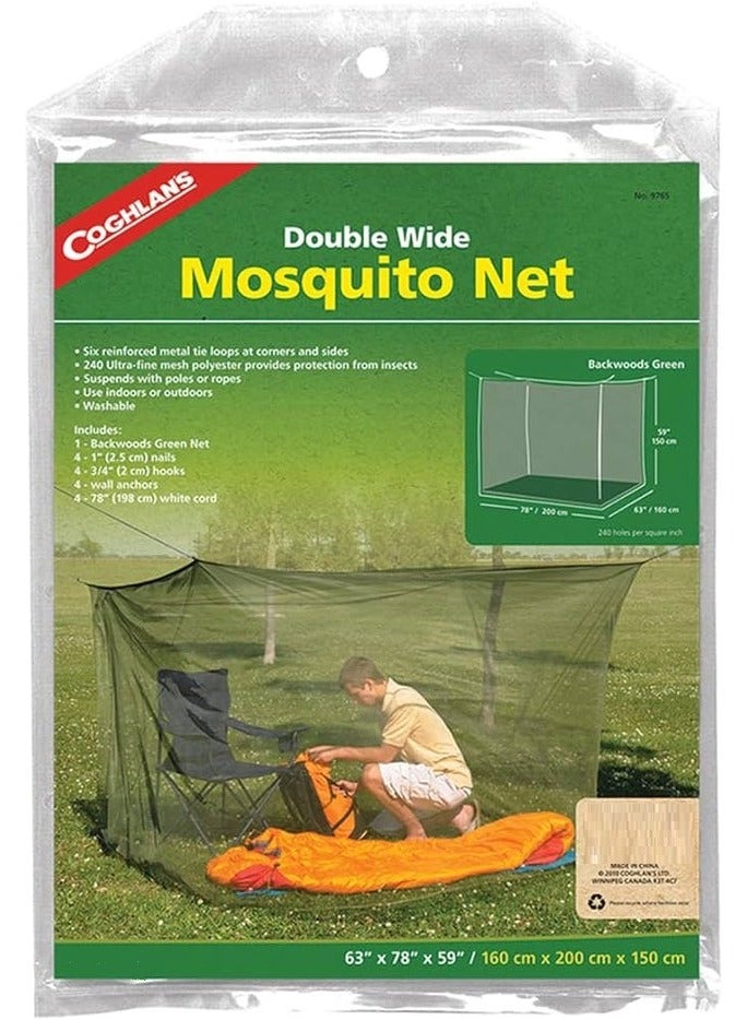 Coghlan'S Double Wide Mosquito Net - Green