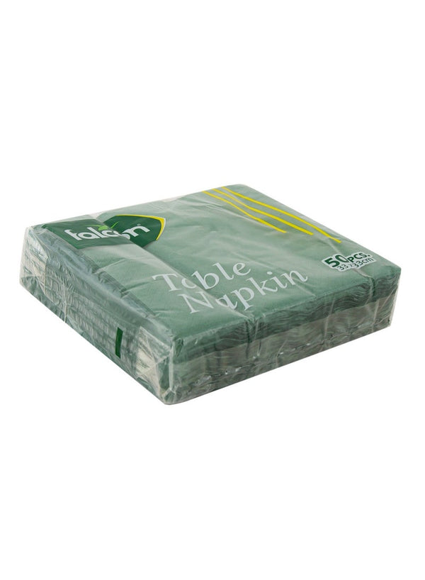 Falcon Table Napkin Green 50 Pc Pack
