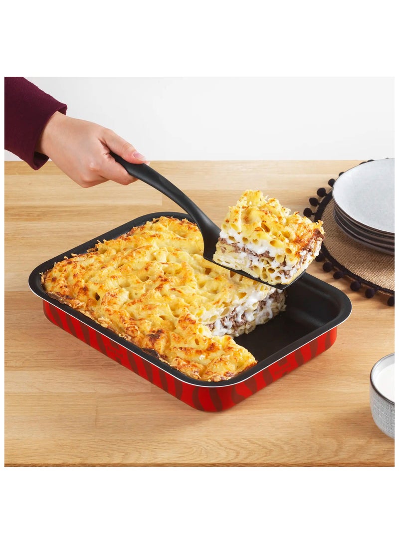 Tefal TempoFlame Rectangular Oven Dish Red 31x45cm