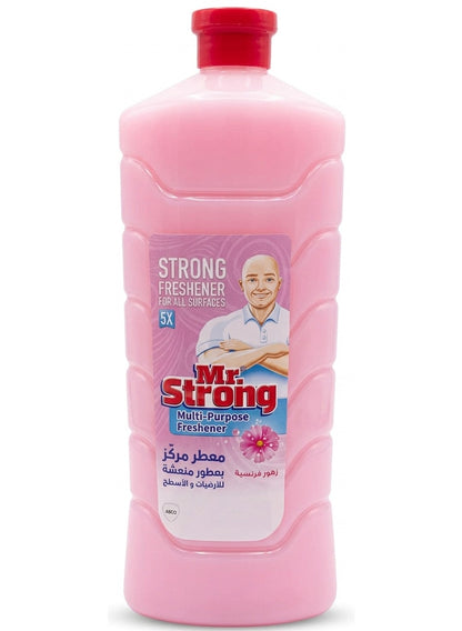 Mr. Strong Long-Lasting Fragrance Surface Freshener 5X Strength French Flowers Scent 700 ML