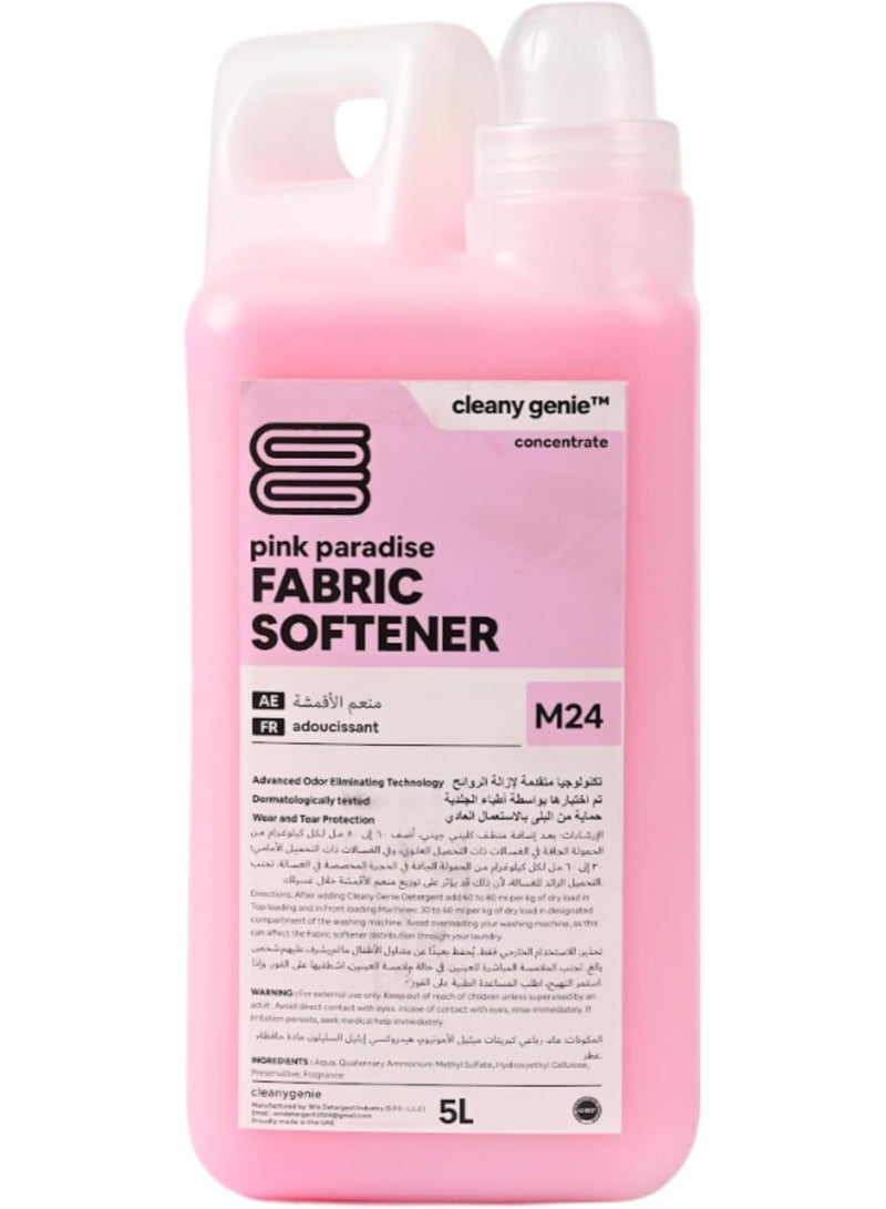 Cleany Genie Fabric Softener Pink Paradise 5 L